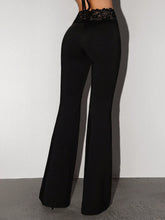 ICON Y2K Super Low-Rise Sexy Flare Pants With Contrast Waist